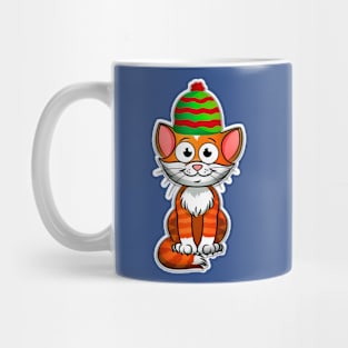 Merry Christmas Cat Mug